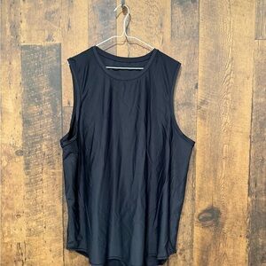 Lululemon men’s black athletic tank XXL EUC